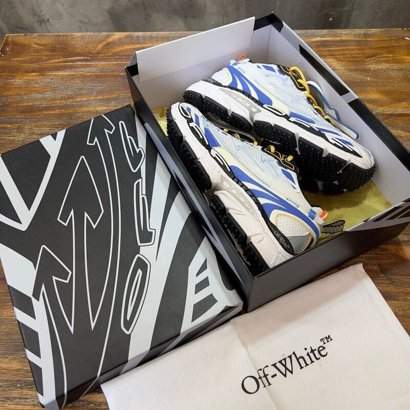 Off-White Be Right Back White Blue - HYPER LIST