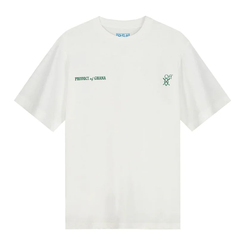Camiseta Off-White x Daily Paper x Surf Ghana White - HYPER LIST