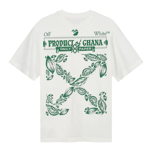 Camiseta Off-White x Daily Paper x Surf Ghana White - HYPER LIST