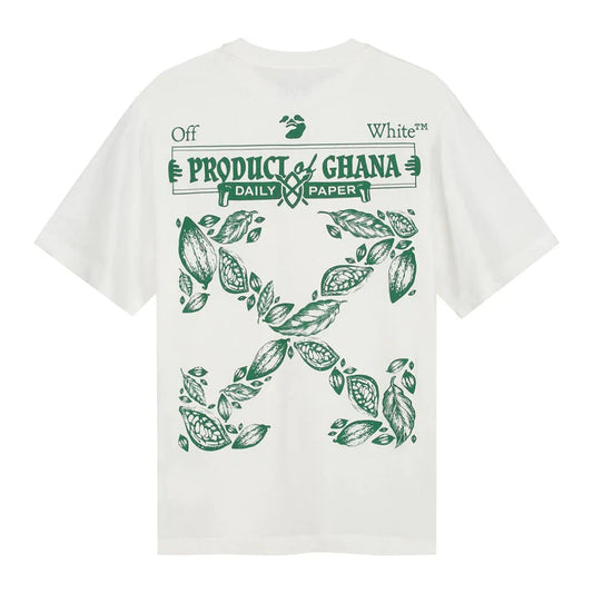 Camiseta Off-White x Daily Paper x Surf Ghana White - HYPER LIST