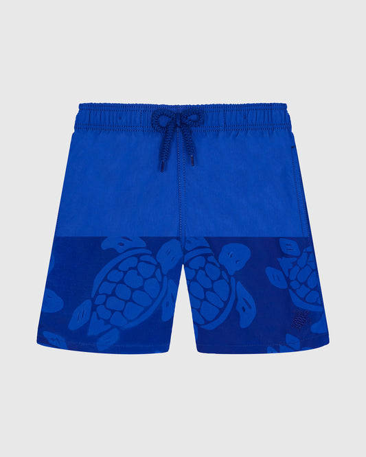 Vilebrequin Reactive Water Turtles Deep Blue