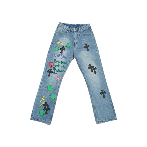 Calça Jeans Chrome Hearts Sex - HYPER LIST