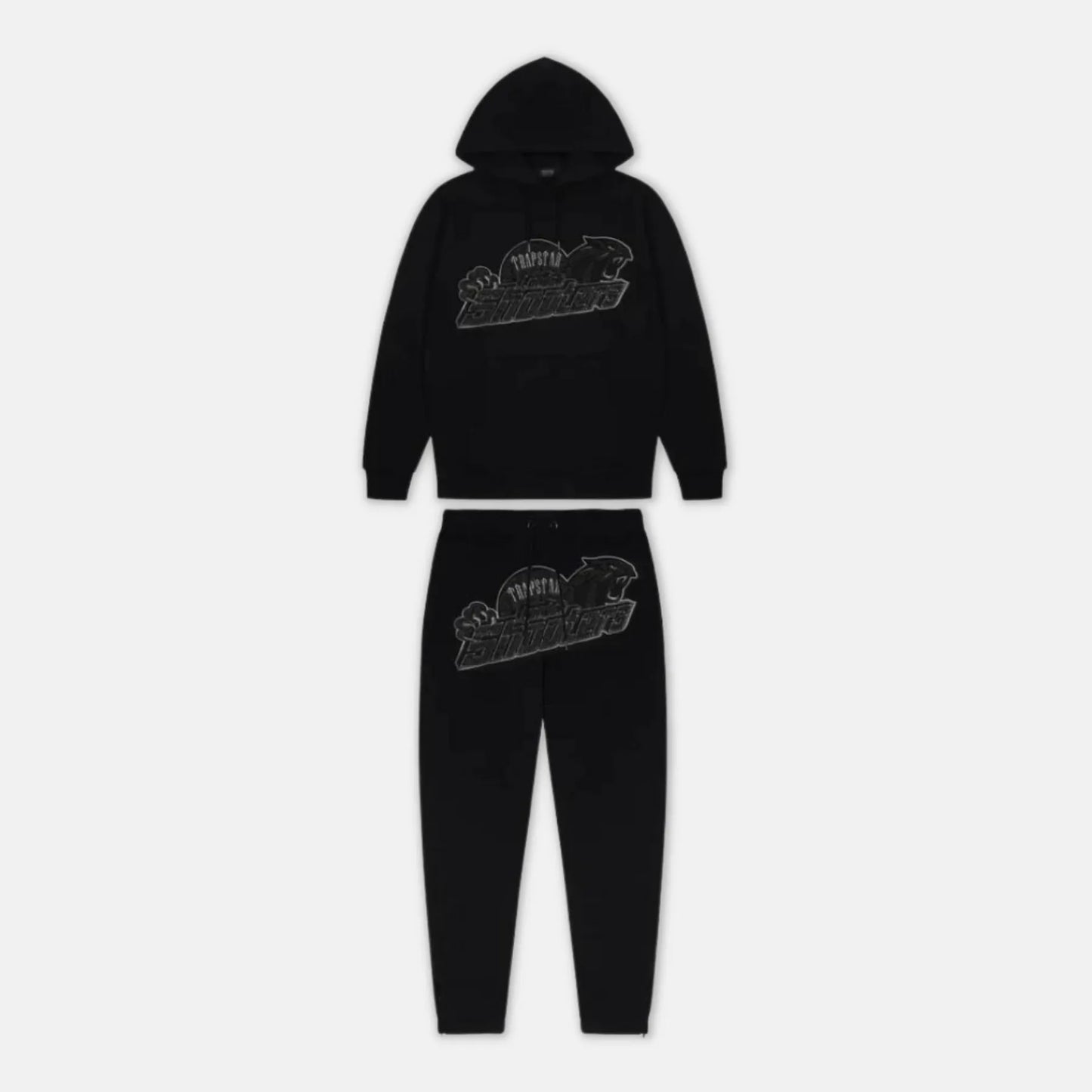Conjunto Trapstar Shooters Black Monochrome - HYPER LIST