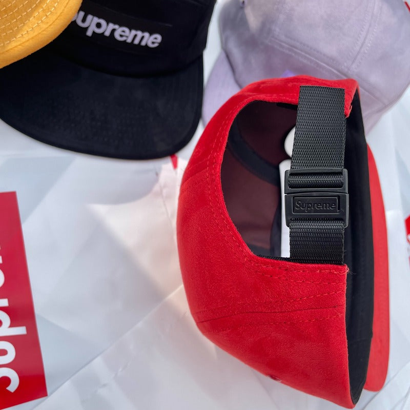 Boné Supreme Suede Camp Red - HYPER LIST