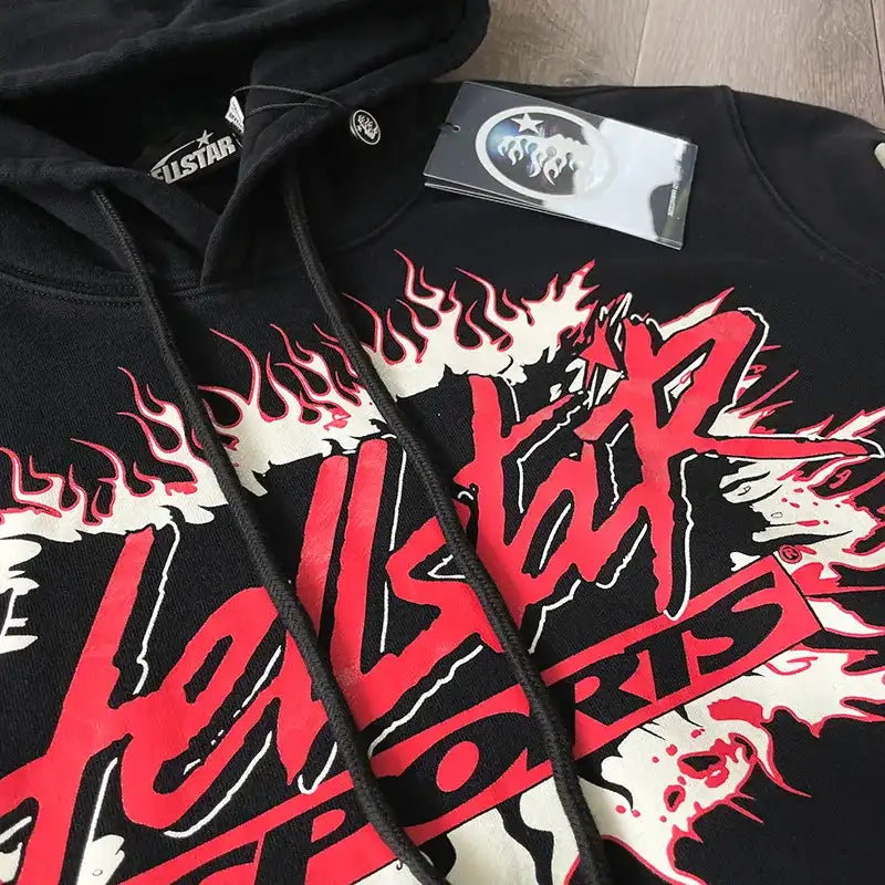 Hellstar Sports Future Flame Black Sweatshirt