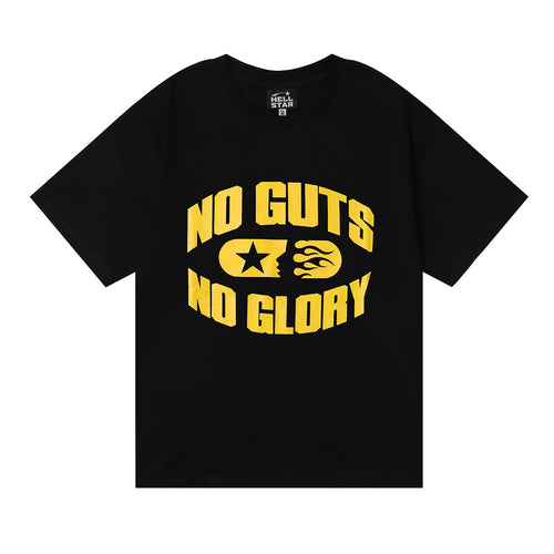 T-shirt noir Hellstar « No Guts No Glory »