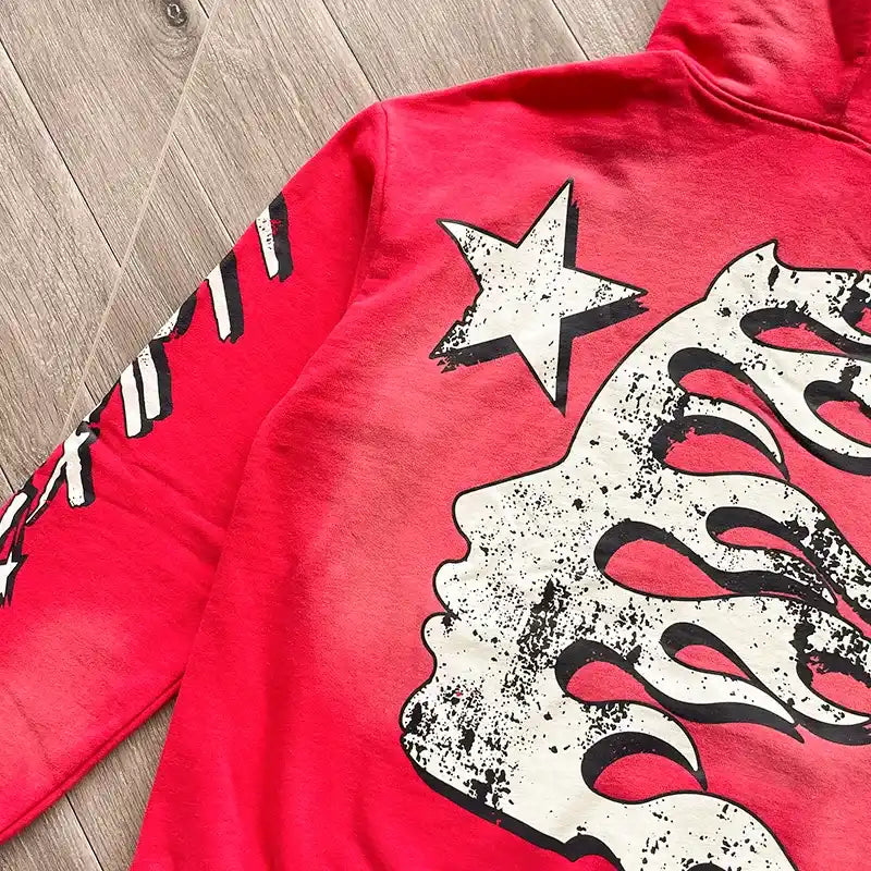 Hellstar Records Hoodie Red