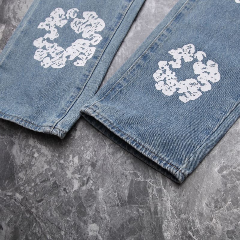 Calça Denim Tears x Levi's Cotton Wreath Jean Ligh Wash - HYPER LIST