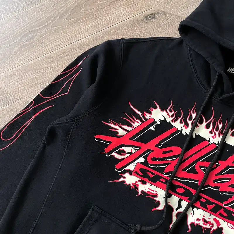 Hellstar Sports Future Flame Black Sweatshirt