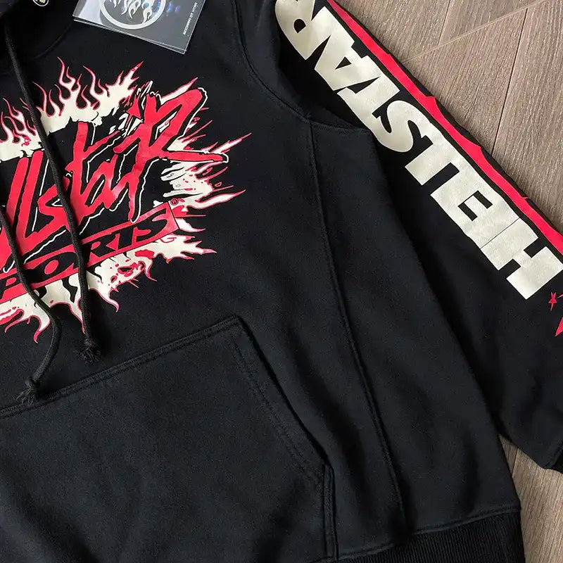 Hellstar Sports Future Flame Black Sweatshirt