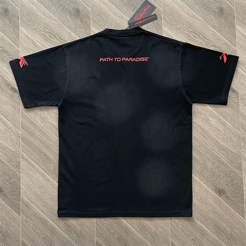 Hellstar Thorn Black Red T-Shirt