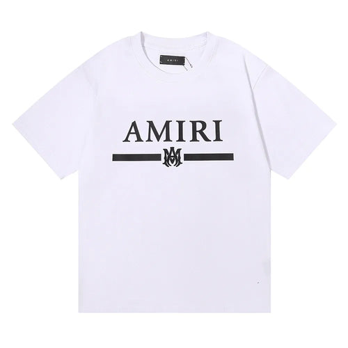 Camiseta Amiri Bar Logo White - HYPER LIST