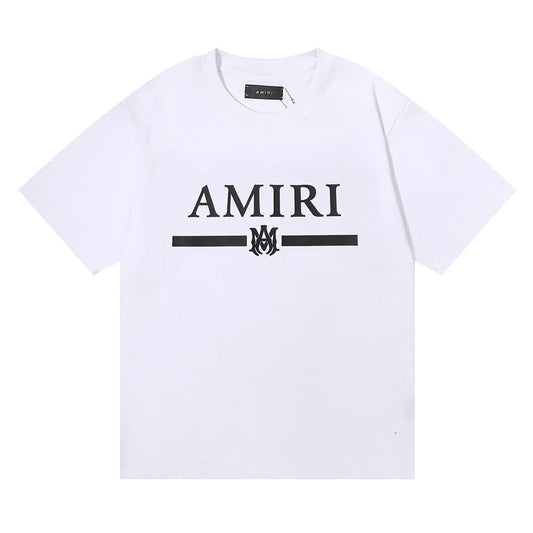 Camiseta Amiri Bar Logo White - HYPER LIST