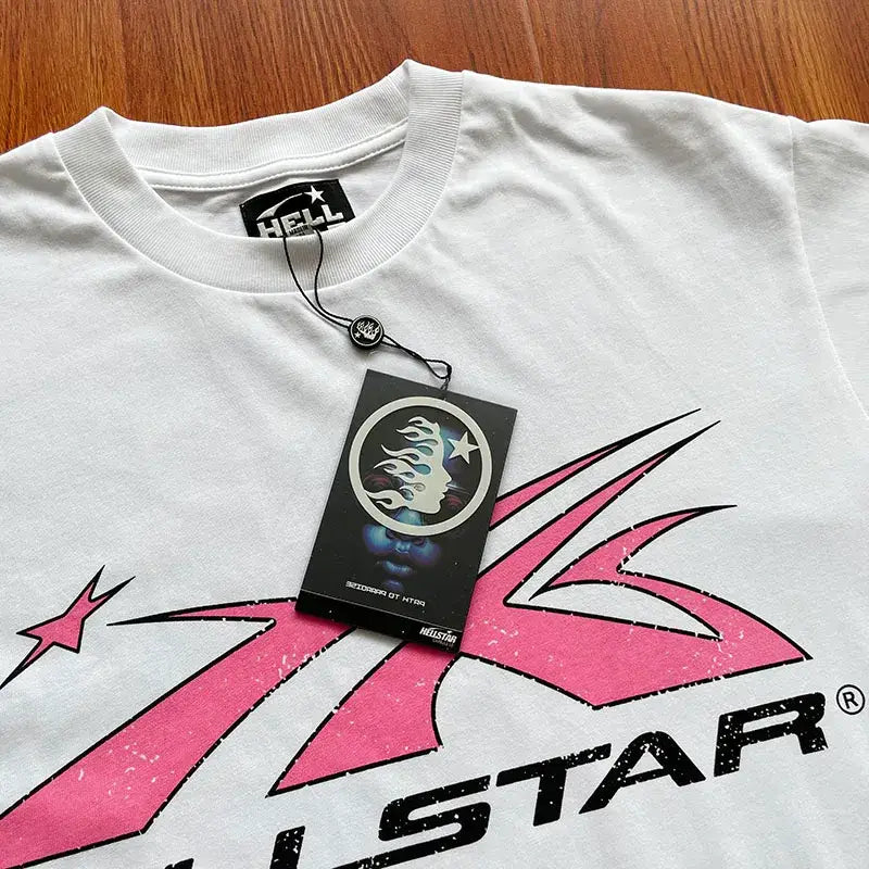 Camiseta Hellstar Sport Logo White - HYPER LIST
