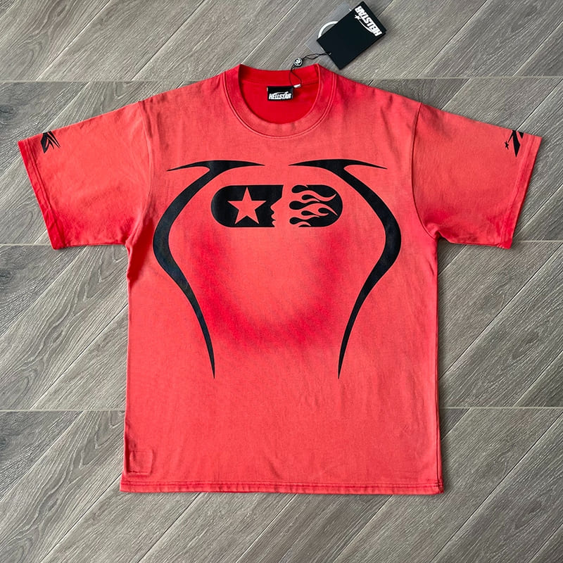 Hellstar Warm Up Red T-Shirt