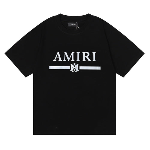 Camiseta Amiri Bar Logo Black - HYPER LIST