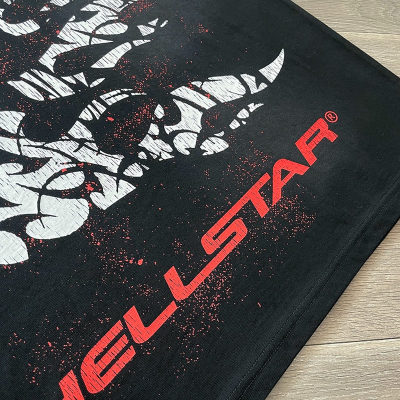 Hellstar Thorn Black Red T-Shirt