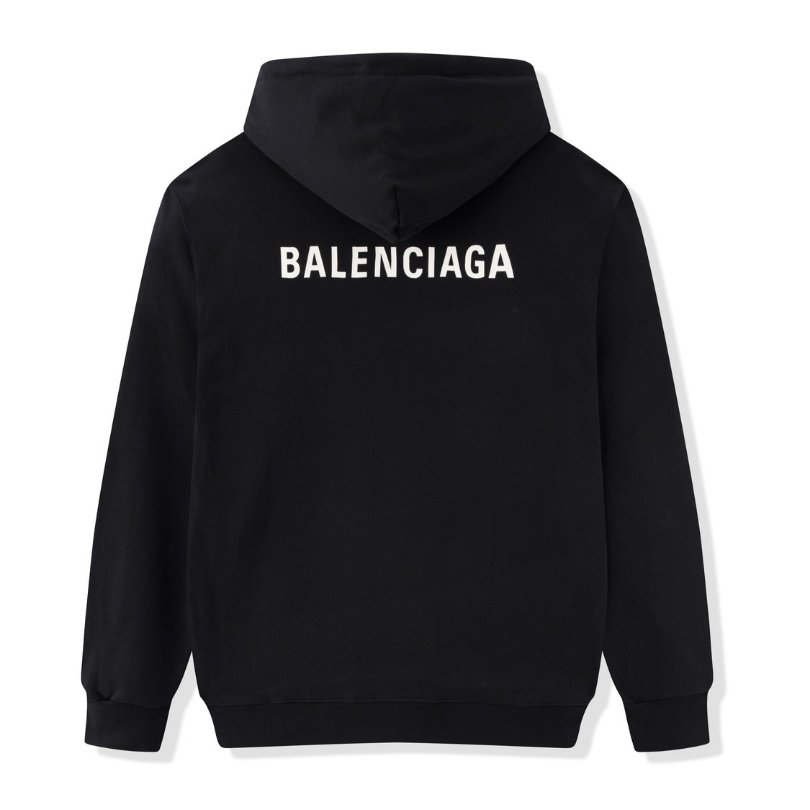 Balenciaga Classic Logo Hoodie Black BL008