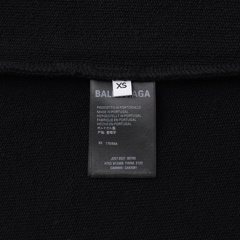 Balenciaga Classic Logo Hoodie Black BL008