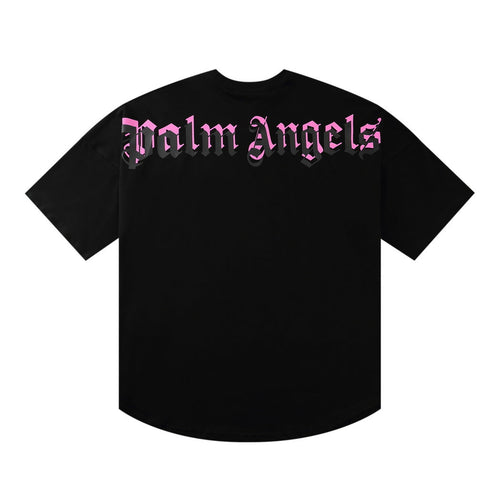 Camiseta Palm Angels Double Logo Oversized - HYPER LIST