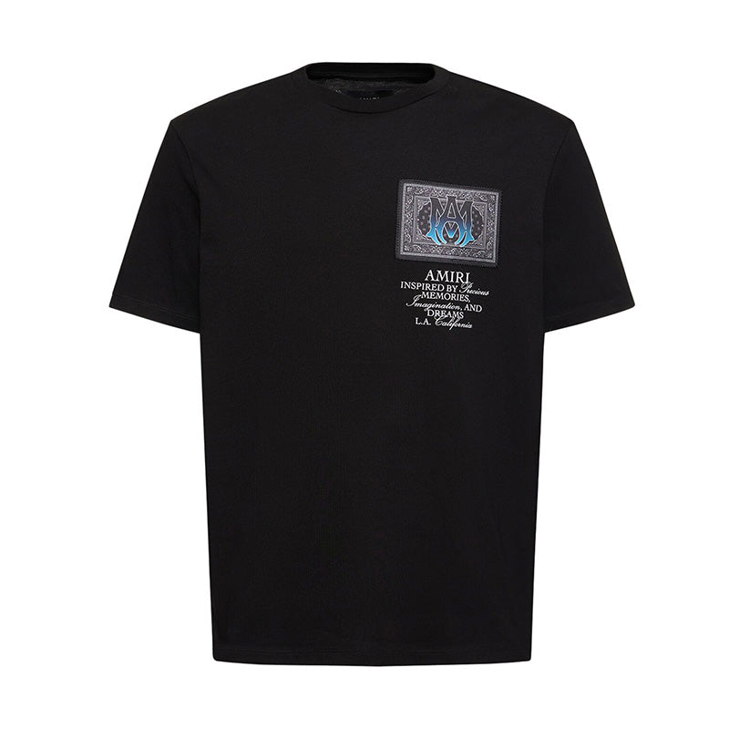 Camiseta Amiri Ma Bandana Black - HYPER LIST