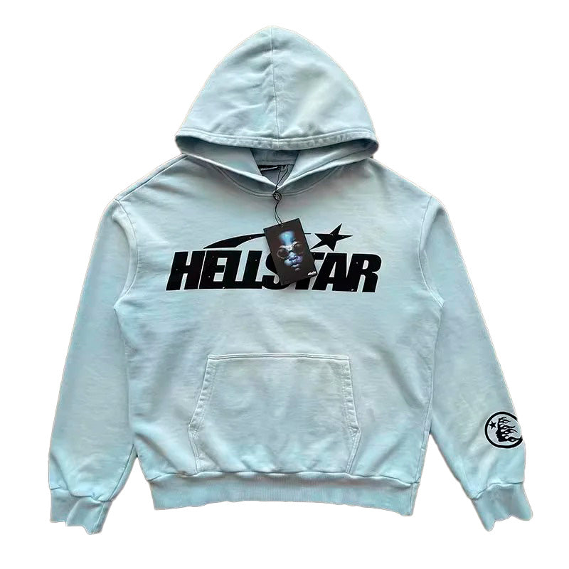 Moletom Hellstar Sky Blue - HYPER LIST