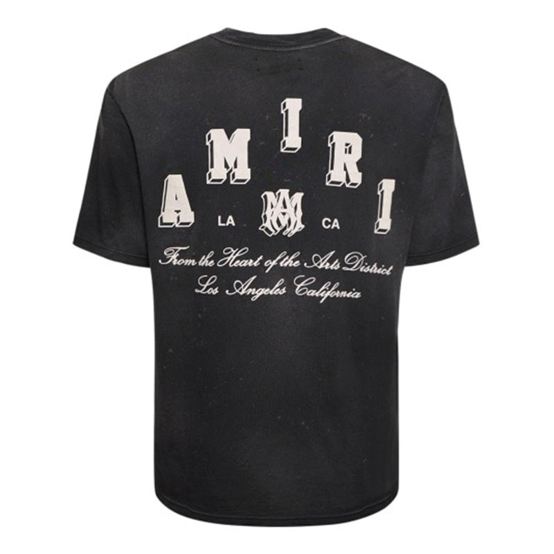 Camiseta Amiri Vintage Collegiate Black - HYPER LIST