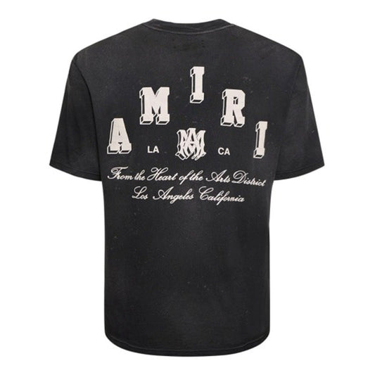 Camiseta Amiri Vintage Collegiate Black - HYPER LIST