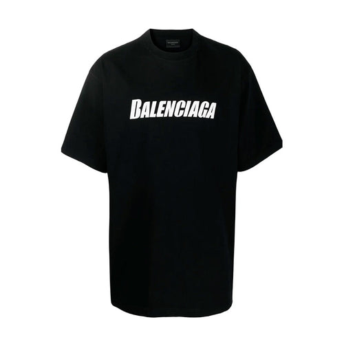 Camiseta Balenciaga Cracked Logo Distressed - HYPER LIST