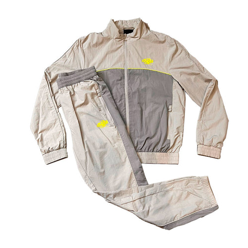 Conjunto Synaworld 'Syna Logo' Shell Cinza/Verde - HYPER LIST
