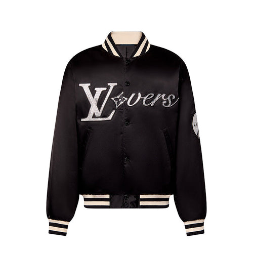 Jaqueta Louis Vuitton 'LV Lovers' Nylon Crystal Baseball - HYPER LIST
