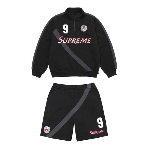 Conjunto Supreme Equipe Half Zip Preto - HYPER LIST