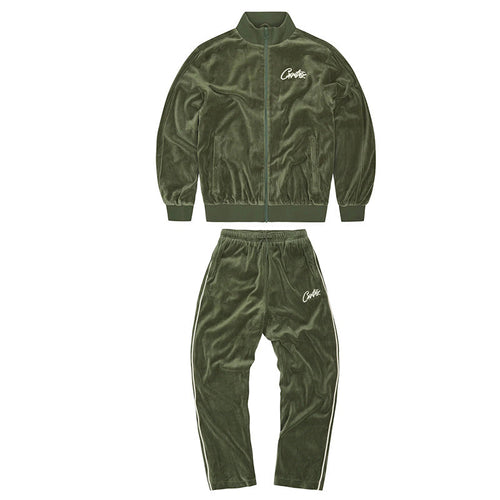 Conjunto Corteiz Veludo Verde - HYPER LIST