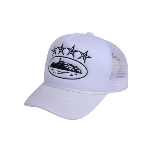 Boné Trucker Corteiz Branco - HYPER LIST