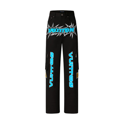 Calça Louis Vuitton Printed Denim - HYPER LIST