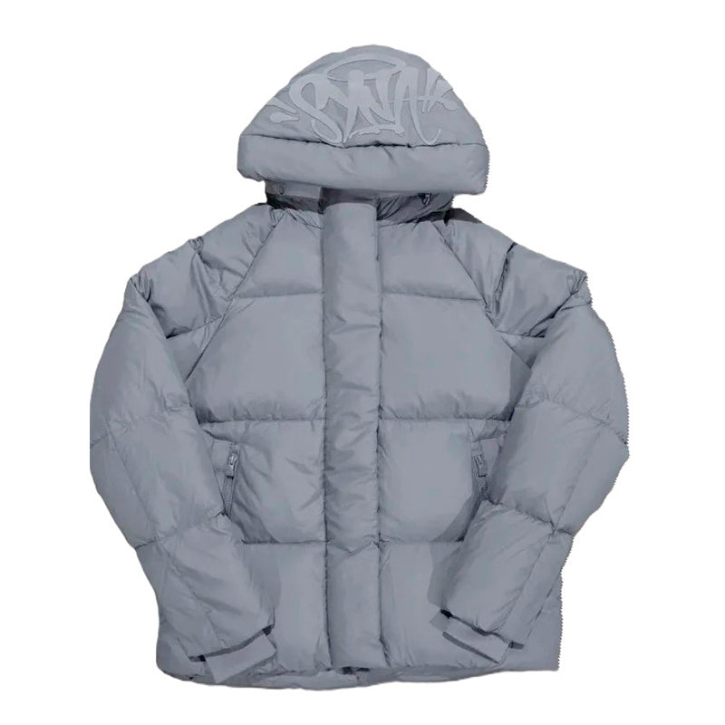 Jaqueta Puffer Synaworld Cinza - HYPER LIST