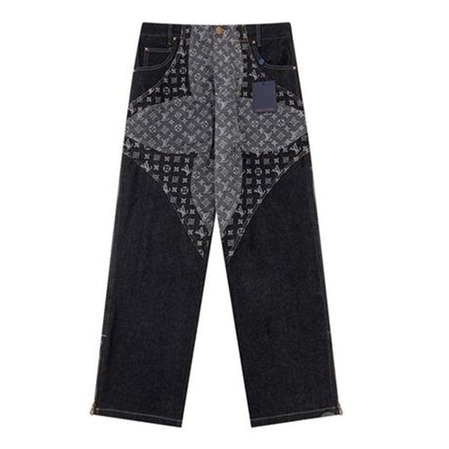 Calça Louis Vuitton Monogram Flower Denim - HYPER LIST