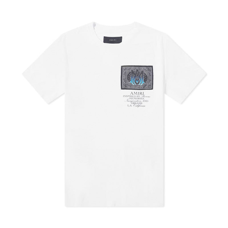 Camiseta Amiri Ma Bandana White - HYPER LIST
