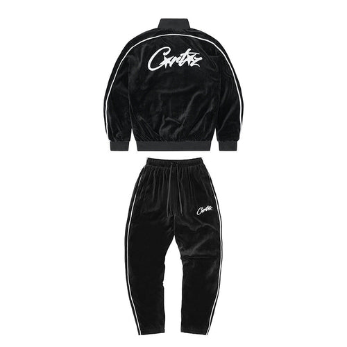 Conjunto Corteiz Veludo Preto - HYPER LIST