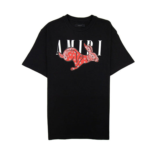 Camiseta Amiri Rabbit Logo Black - HYPER LIST