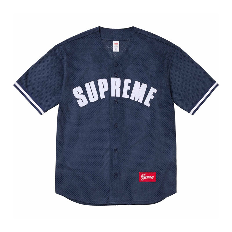 Camiseta Supreme Ultrasuede Mesh Baseball Azul - HYPER LIST
