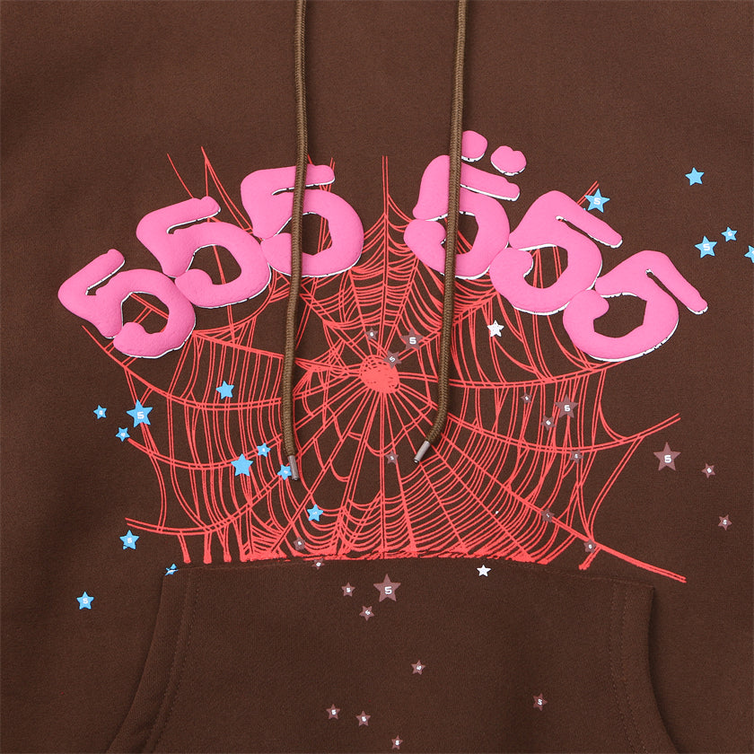 Sp5der Brown Tracksuit - HYPER LIST