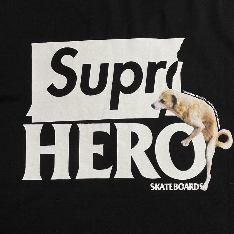 Camiseta Supreme ANTIHERO Dog - HYPER LIST