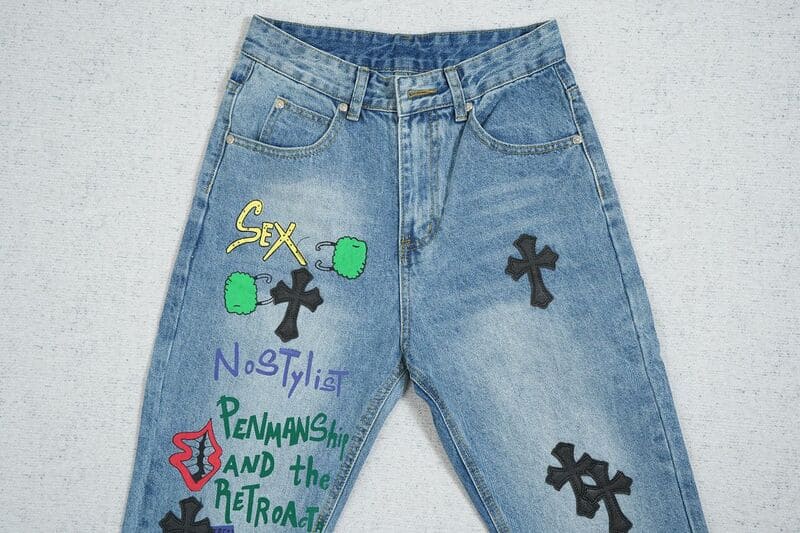 Calça Jeans Chrome Hearts Sex - HYPER LIST