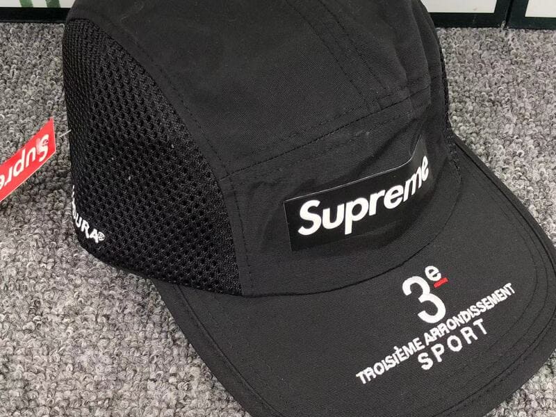 Boné Supreme Mesh Side Panel Camp Preto - HYPER LIST