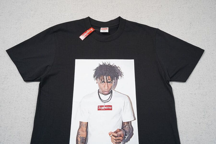 Camiseta Supreme NBA Youngboy Black - HYPER LIST