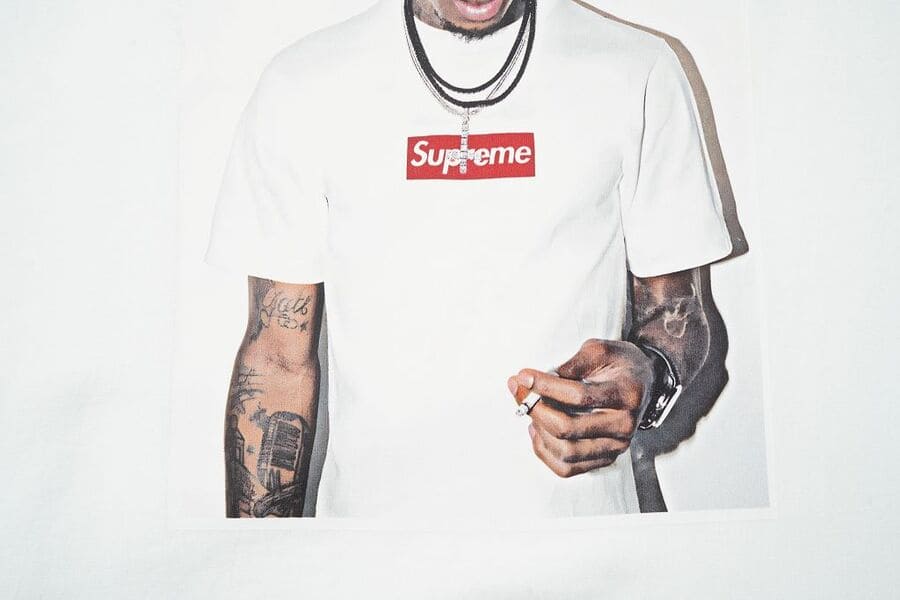 Camiseta Supreme NBA Youngboy White - HYPER LIST