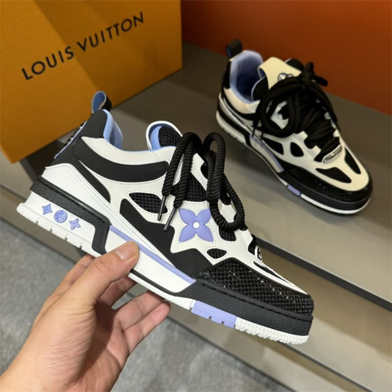 Louis Vuitton LV Skate Black White Light Blue - HYPER LIST