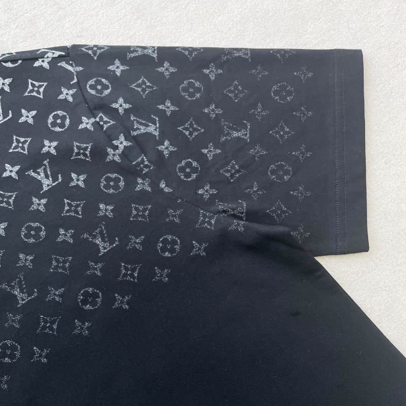 Camiseta Louis Vuitton Gradient Cotton Black - HYPER LIST
