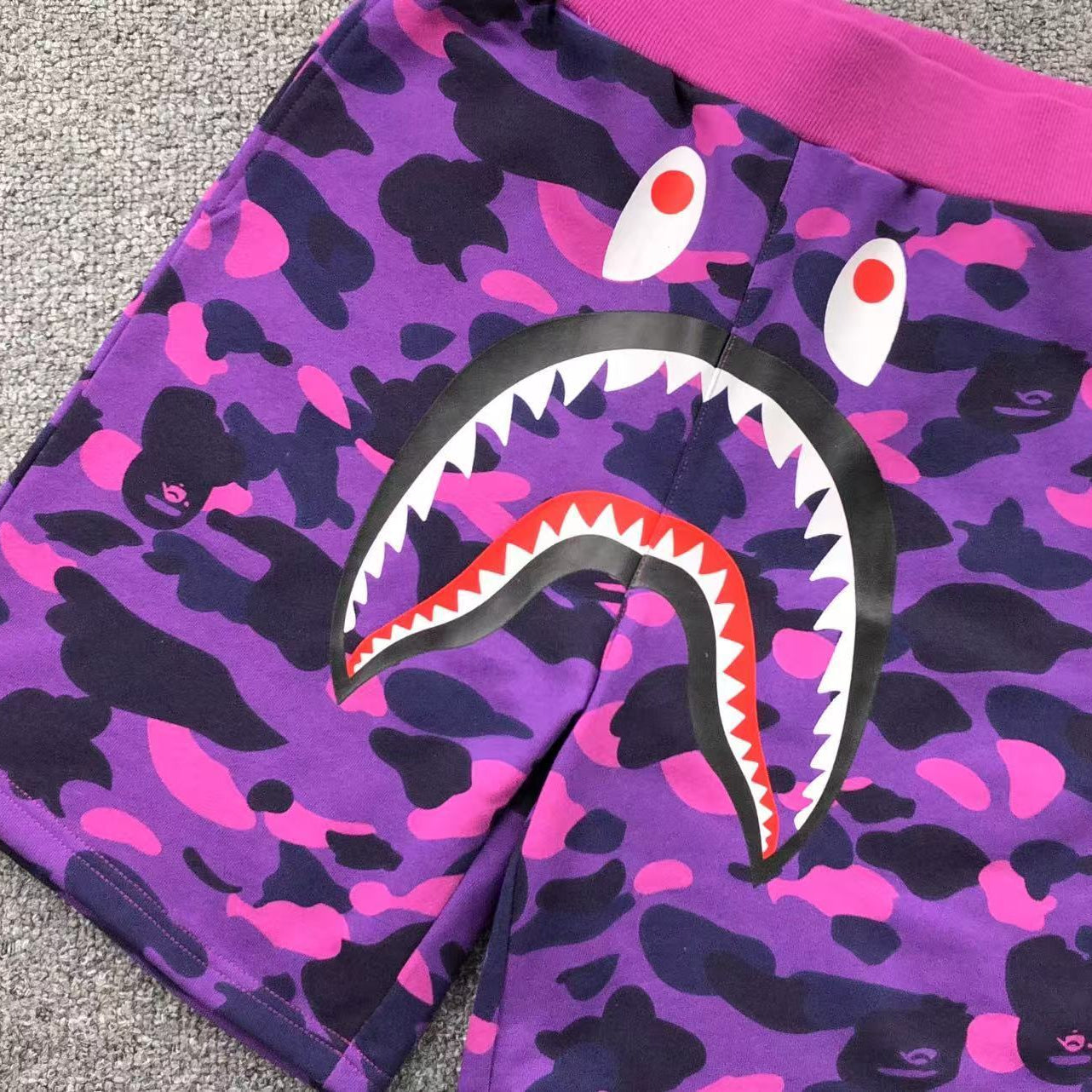 Shorts BAPE Shark Purple